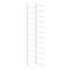 vidaXL Botellero de pared para 36 botellas 2 unidades hierro blanco