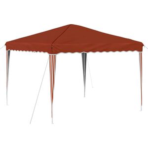 vidaXL Carpa Plegable para Fiestas 288 x 288 x 245 cm Terracota