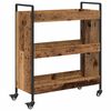 vidaXL Carro de Cocina Madera vieja 70 x 30 x 82 cm
