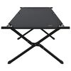 vidaXL Cama de Camping Plegable Negro 210 x 80 x 46 cm Tela Oxford