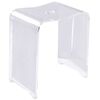 RIDDER Taburete de ba&ntilde;o Trendy transparente