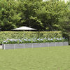 vidaXL Jardinera Gris Claro 480 x 50 x 45 cm Acero Galvanizado