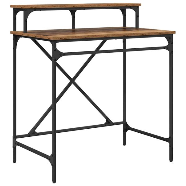 vidaXL Escritorio Madera Vieja 80 x 50 x 90 cm Madera contrachapada