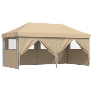 vidaXL Carpa de Fiesta Beige 292 x 580 x 315 cm Tela Oxford