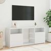 vidaXL Mueble para TV con luces LED blanco 120x30x50 cm