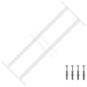 vidaXL Rejilla de Seguridad para Ventanas con 2 Barras Cruzadas 3 pcs