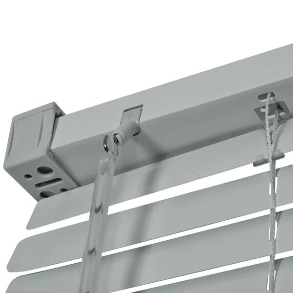 vidaXL Persiana aluminio 60x220 cm plateada