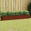 vidaXL Jardinera acero corten 280x40x40 cm