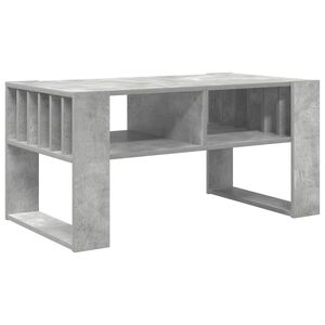 vidaXL Mesa de Caf&eacute; Gris Concreto 92 x 49,5 x 45 cm
