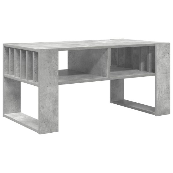 vidaXL Mesa de Caf&eacute; Gris Concreto 92 x 49,5 x 45 cm