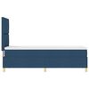 vidaXL Cama Box Spring LED con colch&oacute;n Azul 80 x 200 cm tela