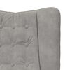 vidaXL sill&oacute;n Gris Claro 63 x 67 x 94 cm Terciopelo