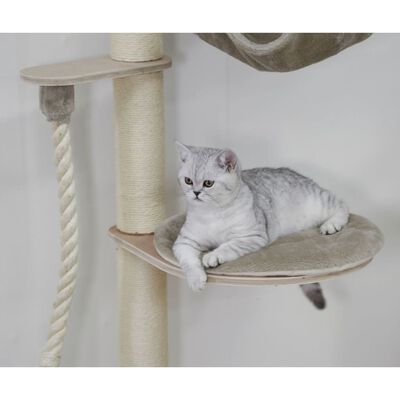 Kerbl Rascador para gatos de pared Dolomit Grappa gris taupe 158 cm