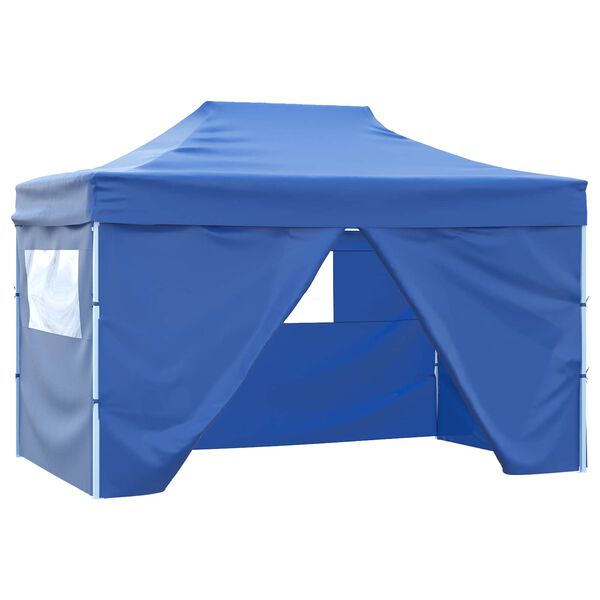 vidaXL Carpa de Fiesta Azul 291 x 431 x 315 cm Tela Oxford