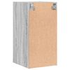 vidaXL Mueble de pared puertas de vidrio gris Sonoma 35x37x68,5 cm
