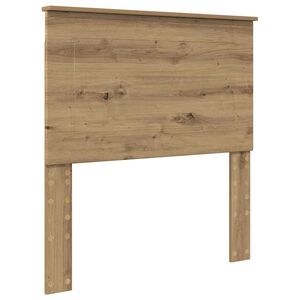 vidaXL Cabecero Roble artesanal 75 cm Madera contrachapada