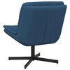 vidaXL Silla giratoria Azul 63 x 75 x 76 cm tela