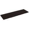 vidaXL Encimera de ba&ntilde;o madera tratada marr&oacute;n oscuro 200x60x(2-6) cm