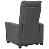 vidaXL Sill&oacute;n de masaje elevable tela gris oscuro