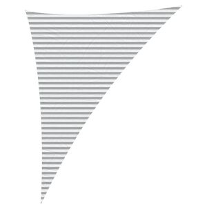 vidaXL Toldo Vela de Sombra Gris claro y blanco. 4 x 5 x 6,4 m