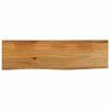 vidaXL Tablero de mesa borde natural madera maciza mango 120x20x3,8 cm