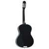 vidaXL Set de guitarra cl&aacute;sica para principiante 12 pzas negro 4/4 39"