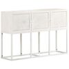 vidaXL Aparador de madera maciza de mango 115x30x76 cm