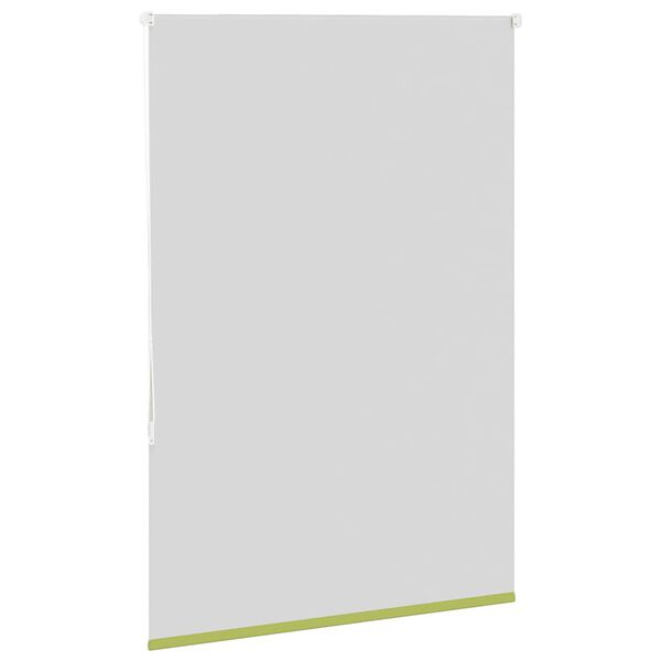 vidaXL Estor Enrollable Opaco hojas verde 105x150cm Tela Ancho 100,7cm