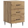 vidaXL Armario de Noche Roble artisan 43 x 41 x 66,5 cm