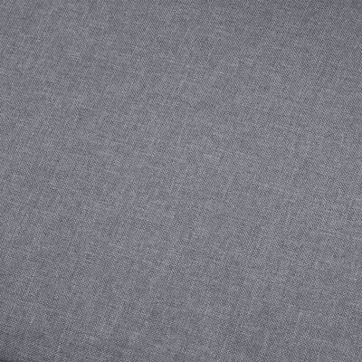 vidaXL Sofá de 5 plazas tela gris claro