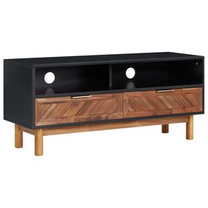 vidaXL Mueble para TV de madera maciza de acacia y MDF 100x35x45 cm