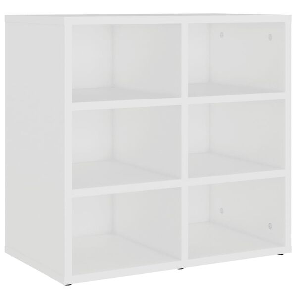 vidaXL Mueble zapatero blanco 52,5x30x50 cm