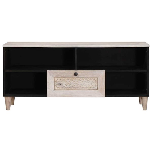 vidaXL Unidades de TV con cajón 105 x 33 x 46 cm Madera contrachapada