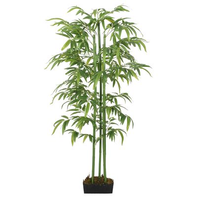 vidaXL Árbol de bambú artificial con 240 hojas verde 80 cm