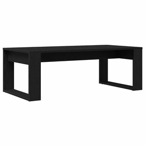 vidaXL Mesa de Caf&eacute; Roble Negro 102 x 50 x 35 cm Madera de ingenier&iacute;a