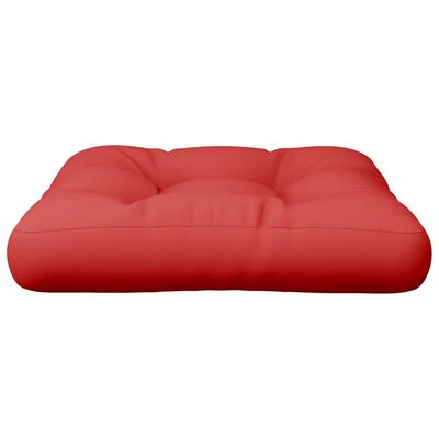 vidaXL Cojín para sofá de palets de tela rojo 60x60x12 cm