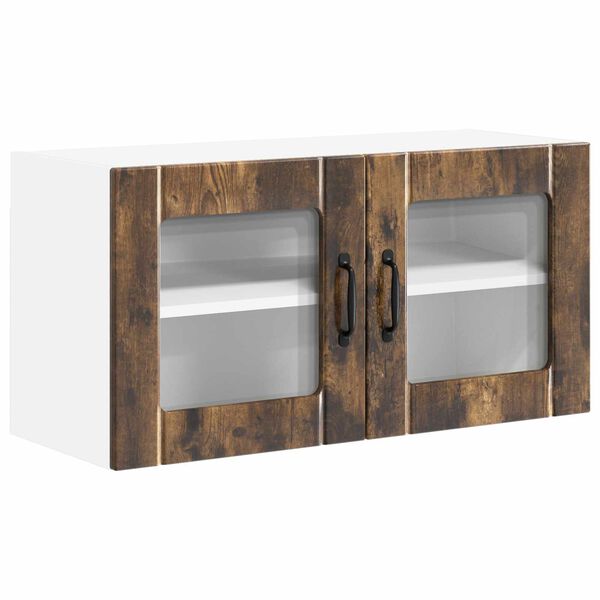 vidaXL Mueble de Cocina Roble ahumado 80 x 31 x 40 cm