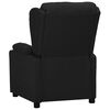 vidaXL Sill&oacute;n elevable tela negro