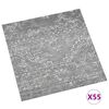 vidaXL Tableros de Suelo 55 pcs Gris Concreto 5,11 m&sup2; PVC