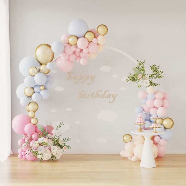 vidaXL Arco de Boda 220 x 45 x 200 cm Acero