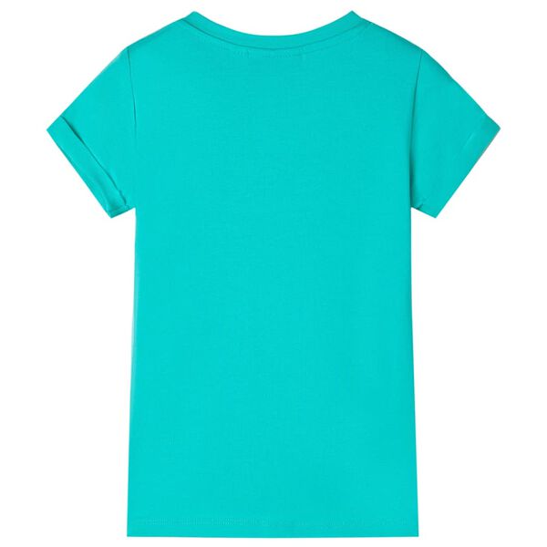 Camiseta infantil verde menta 92