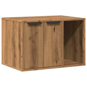 vidaXL Mueble arenero para gatos madera ingenier&iacute;a artisian 60x40x40cm