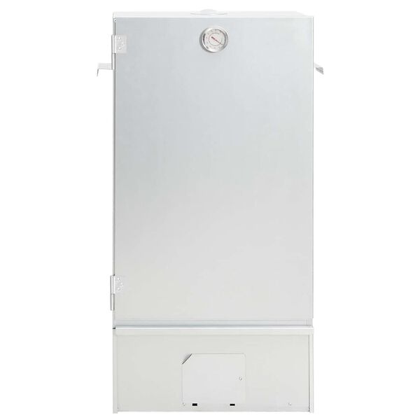 vidaXL Horno ahumador astillas madera acero galvanizado 44,5x29x83 cm