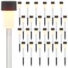 vidaXL Luces solares exteriores con pico de tierra 24 uds. 29,5 cm