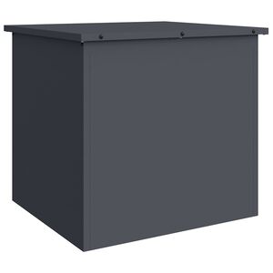 vidaXL Caja de Almacenamiento Exterior Antracita 55 x 50,5 x 50 cm
