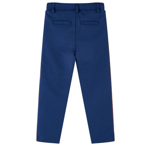 Pantalones infantiles con cordón azul marino 140