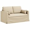 vidaXL Sof&aacute; Crema 139 x 78 x 80 cm tela