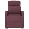 vidaXL Sillón elevable tela morado