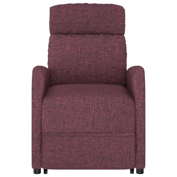 vidaXL Sillón elevable tela morado