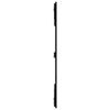 vidaXL Cabecero de cama de pared madera maciza pino negro 166x3x110 cm